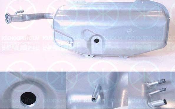 Klokkerholm 3526007 - Rezervor combustibil aaoparts.ro