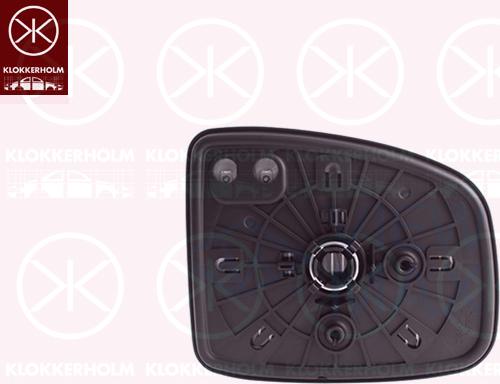 Klokkerholm 29021061 - Sticla oglinda, oglinda retrovizoare exterioara aaoparts.ro