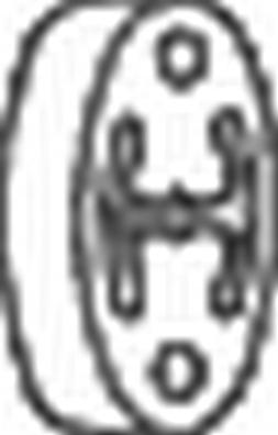 Klokkerholm 255-820 - Suport, toba esapament aaoparts.ro