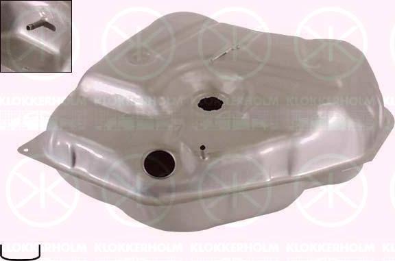 Klokkerholm 2550007 - Rezervor combustibil aaoparts.ro