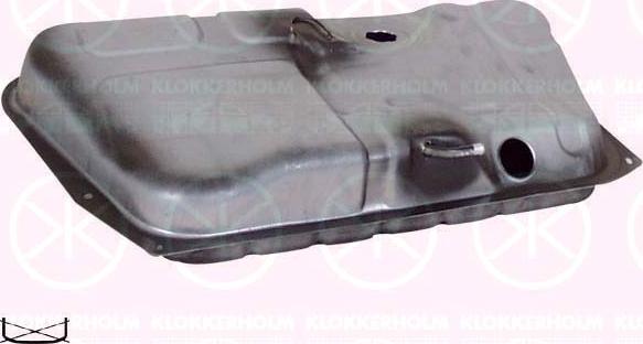 Klokkerholm 2530008 - Rezervor combustibil aaoparts.ro