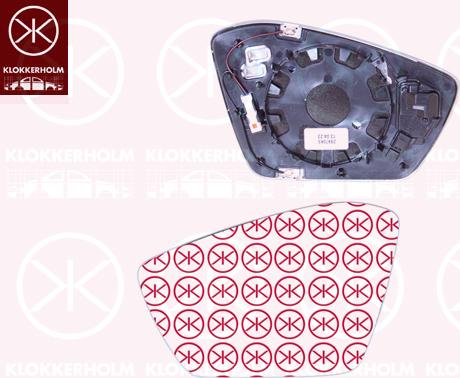 Klokkerholm 75271065A1 - Sticla oglinda, oglinda retrovizoare exterioara aaoparts.ro