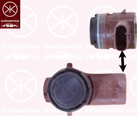 Klokkerholm 78019005 - Sensor, ajutor parcare aaoparts.ro