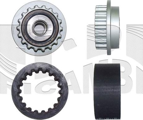 KM International FI19950 - Set-mufa ambreiaj flexibil aaoparts.ro