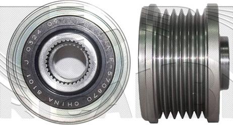 KM International FI23620 - Fulie, alternator aaoparts.ro