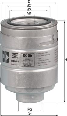 KNECHT KC 56 - Filtru combustibil aaoparts.ro