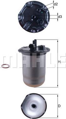 KNECHT KL 1132D - Filtru combustibil aaoparts.ro