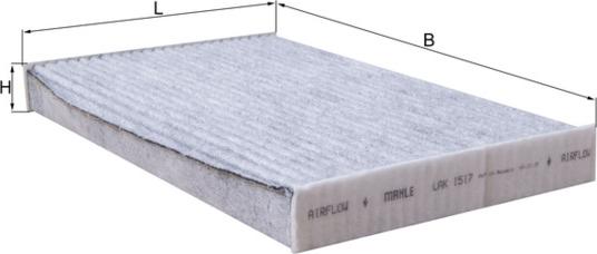 KNECHT LAK 1517 - Filtru, aer habitaclu aaoparts.ro
