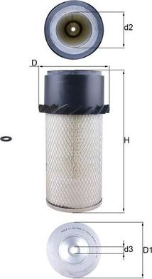 KNECHT LX 649 - Filtru aer aaoparts.ro