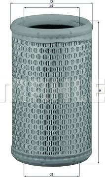 KNECHT LX 646/1 - Filtru aer aaoparts.ro