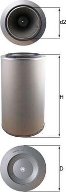 KNECHT LX 1255 - Filtru aer aaoparts.ro