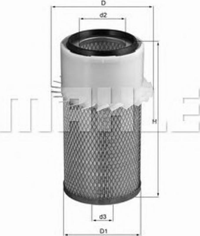 KNECHT LX 17 - Filtru aer aaoparts.ro