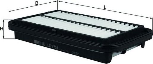 KNECHT LX 3751 - Filtru aer aaoparts.ro