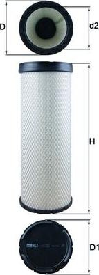 KNECHT LXS 252 - Filtru aer secundar aaoparts.ro
