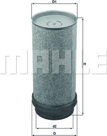 KNECHT LXS 282 - Filtru aer secundar aaoparts.ro