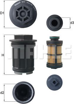 KNECHT UX 3KIT - Filtru aditiv aaoparts.ro