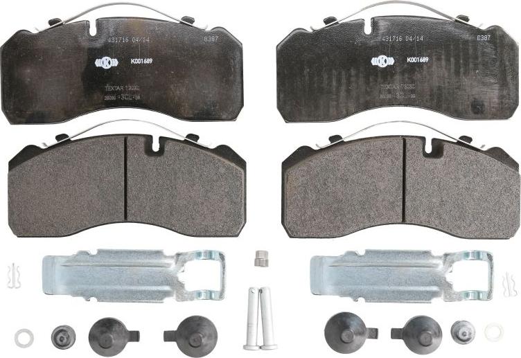 KNORR-BREMSE K 002733K50 - Set placute frana,frana disc aaoparts.ro