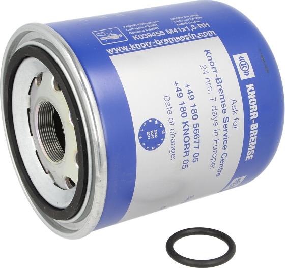 KNORR-BREMSE K 039455 - Element filtrant uscator aer, compresor aaoparts.ro