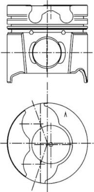 Kolbenschmidt 99940600 - Piston aaoparts.ro