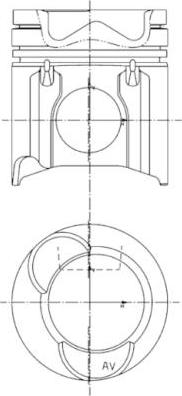 Kolbenschmidt 99943600 - Piston aaoparts.ro