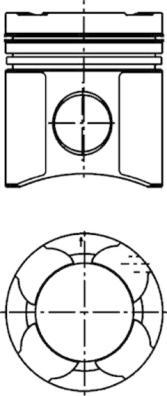 Kolbenschmidt 99330600 - Piston aaoparts.ro