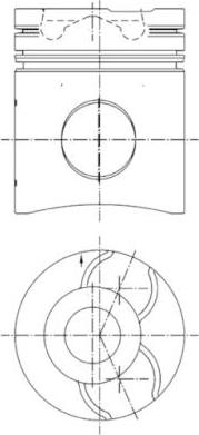 Kolbenschmidt 99750600 - Piston aaoparts.ro