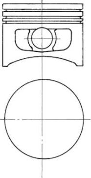 Kolbenschmidt 94917600 - Piston aaoparts.ro