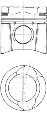 Kolbenschmidt 94394600 - Piston aaoparts.ro