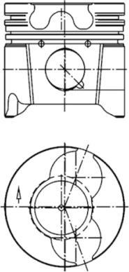 Kolbenschmidt 99879601 - Piston aaoparts.ro