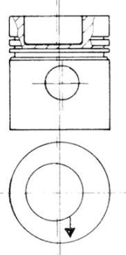 Kolbenschmidt 93831610 - Piston aaoparts.ro