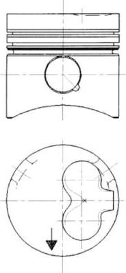 Kolbenschmidt 90732600 - Piston aaoparts.ro