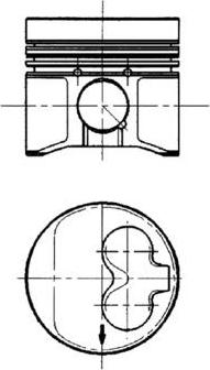 Kolbenschmidt 91429600 - Piston aaoparts.ro