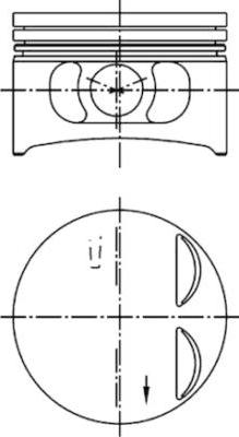 Kolbenschmidt 91504720 - Piston aaoparts.ro