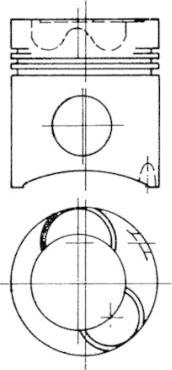 Kolbenschmidt 93932700 - Piston aaoparts.ro