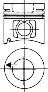 Kolbenschmidt 93484969 - Set raparatii, piston / bucsa cursa cilindru aaoparts.ro