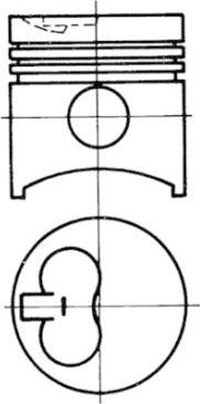 Kolbenschmidt 93844970 - Set raparatii, piston / bucsa cursa cilindru aaoparts.ro
