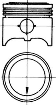 Kolbenschmidt 93316970 - Set raparatii, piston / bucsa cursa cilindru aaoparts.ro