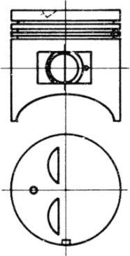 Kolbenschmidt 93221720 - Piston aaoparts.ro