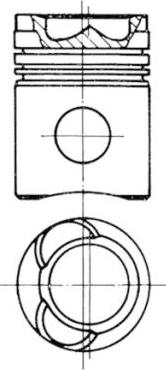 Kolbenschmidt 93734700 - Piston aaoparts.ro
