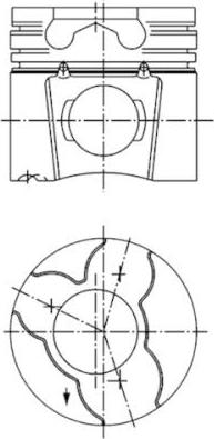 Kolbenschmidt 97412960 - Set raparatii, piston / bucsa cursa cilindru aaoparts.ro