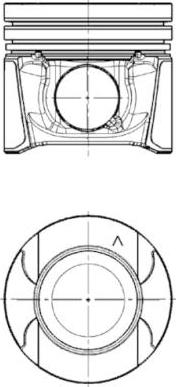 Kolbenschmidt 97504600 - Piston aaoparts.ro