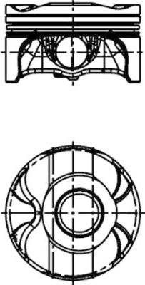 Kolbenschmidt 40420600 - Piston aaoparts.ro