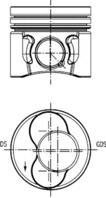 Kolbenschmidt 40421600 - Piston aaoparts.ro