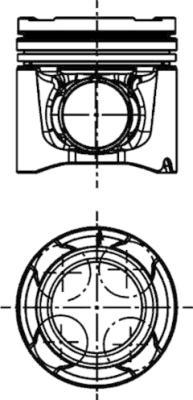 Kolbenschmidt 40528600 - Piston aaoparts.ro