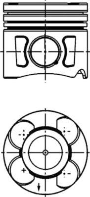 Kolbenschmidt 40659600 - Piston aaoparts.ro