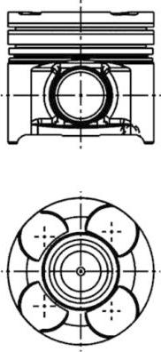 Kolbenschmidt 40660600 - Piston aaoparts.ro