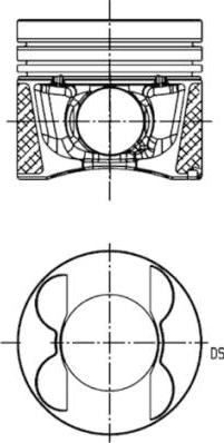 Kolbenschmidt 40776600 - Piston aaoparts.ro