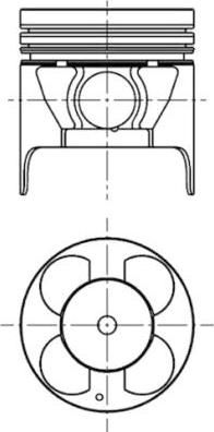 Kolbenschmidt 50003131 - Chiulasa aaoparts.ro