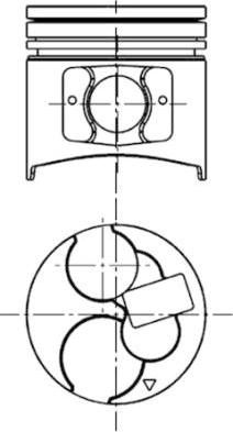 Kolbenschmidt 40069600 - Piston aaoparts.ro
