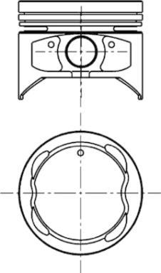 Kolbenschmidt 40068610 - Piston aaoparts.ro